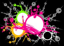 Techno on black background Stock Photography Techno on black background Stock Photography