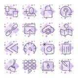 Technologie d'Internet et d'Internet de service informatique Ic?nes universelles pour le Web, les programmes, les apps et autre C illustration stock Technologie d'Internet et d'Internet de service informatique Ic?nes universelles pour le Web, les programmes, les apps et autre C illustration stock