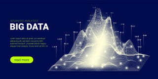 Technologieachtergrond, Big Data-Stroom royalty-vrije illustratie Technologieachtergrond, Big Data-Stroom royalty-vrije illustratie