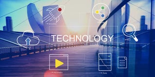 Technology Connecting Cloud Network Concept stock image Technology Connecting Cloud Network Concept stock image