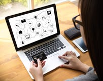 Technology Display On and off Switch Button cyberspace and future technology concept stock photos Technology Display On and off Switch Button cyberspace and future technology concept stock photos