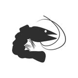 Tecken och symbol för räkasymbolsvektor som isoleras på vit bakgrund, räkalogobegrepp stock illustrationer Tecken och symbol för räkasymbolsvektor som isoleras på vit bakgrund, räkalogobegrepp stock illustrationer