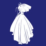 Teckenen av bruden och brudgummen av maken och frun att gifta sig stock illustrationer Teckenen av bruden och brudgummen av maken och frun att gifta sig stock illustrationer