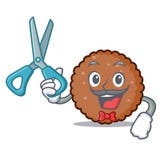 Tecknad film för tecken för barberarechoklad ljusbrun royaltyfri illustrationer Tecknad film för tecken för barberarechoklad ljusbrun royaltyfri illustrationer