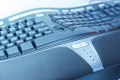 Teclado ergonómico imagem de stock Teclado ergonómico imagem de stock
