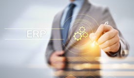 Tecnolog?a del negocio del software del sistema de planeamiento de los recursos de la empresa del ERP libre illustration Tecnolog?a del negocio del software del sistema de planeamiento de los recursos de la empresa del ERP libre illustration