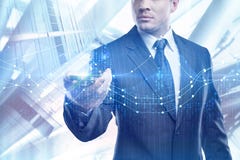 Tecnologia, concetto online di analisi, di finanza e della gestione fotografie stock libere da diritti Tecnologia, concetto online di analisi, di finanza e della gestione fotografie stock libere da diritti