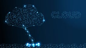 Tecnologia da nuvem Conceito de Cloud Computing, de Big Data ou de Cloud Computing Fundo digital abstrato Nuvem de Wireframe ilustração do vetor Tecnologia da nuvem Conceito de Cloud Computing, de Big Data ou de Cloud Computing Fundo digital abstrato Nuvem de Wireframe ilustração do vetor