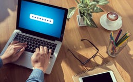 Tecnologia do início de uma sessão da segurança da senha imagem de stock Tecnologia do início de uma sessão da segurança da senha imagem de stock