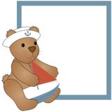 Teddy Bear And Boat Stock Photography