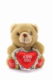 Teddy Bear For Valentine Stock Photography