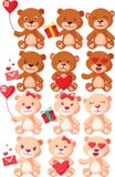 Teddy Bears Characters Set illustration libre de droits Teddy Bears Characters Set illustration libre de droits