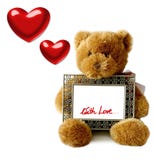 teddybear βαλεντίνοι Στοκ Φωτογραφία teddybear βαλεντίνοι Στοκ Φωτογραφία