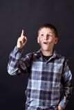 Teen Boy Showing Thumb Up Royalty Free Stock Photos
