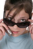 Teen Girl With Cellphone 6a Royalty Free Stock Photography Teen Girl With Cellphone 6a Royalty Free Stock Photography
