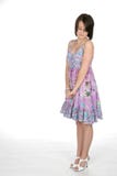 Teen In Dress Looking Down Royalty Free Stock Photos Teen In Dress Looking Down Royalty Free Stock Photos