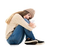 Teenage girl waiting for call with smartphone in her hands royalty free stock photo Teenage girl waiting for call with smartphone in her hands royalty free stock photo