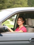 Teenager Driving royalty free stock photos Teenager Driving royalty free stock photos
