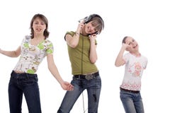 Teens On A Disco Stock Photos Teens On A Disco Stock Photos