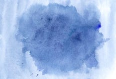 Tela blu moderna dell'illustrazione dell'acquerello Spruzzata azzurrata Templa illustrazione vettoriale Tela blu moderna dell'illustrazione dell'acquerello Spruzzata azzurrata Templa illustrazione vettoriale