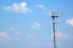 Telecommunication Tower Royalty Free Stock Images