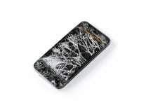 Telefono astuto rotto fotografie stock libere da diritti Telefono astuto rotto fotografie stock libere da diritti