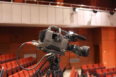 Televisie camcorder royalty-vrije stock afbeeldingen Televisie camcorder royalty-vrije stock afbeeldingen