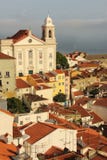 Telhados telhados. Vista sobre o quarto de Alfama. Lisboa. Portugal fotografia de stock royalty free Telhados telhados. Vista sobre o quarto de Alfama. Lisboa. Portugal fotografia de stock royalty free