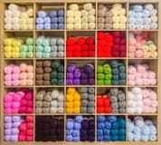 Telling a multi-coloured yarn royalty free stock photos Telling a multi-coloured yarn royalty free stock photos