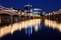 Tempe Town Lake in Tempe, Arizona stock photo Tempe Town Lake in Tempe, Arizona stock photo
