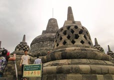 Tempiale di Borobudur fotografie stock libere da diritti Tempiale di Borobudur fotografie stock libere da diritti