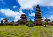 Tempio di Pura Besakih - isola Indonesia di Bali fotografia stock Tempio di Pura Besakih - isola Indonesia di Bali fotografia stock