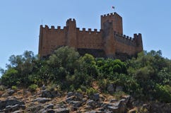 Templar-Schloss von Almourol in Tomar stockbilder Templar-Schloss von Almourol in Tomar stockbilder