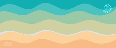 Template with abstract sketchy striped sea image vector illustration vector illustration Template with abstract sketchy striped sea image vector illustration vector illustration