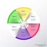 Vector infographic template. Template for diagram, graph, presentation and chart with 6 options, parts, steps or processes. Vector infographic Vector infographic template. Template for diagram, graph, presentation and chart with 6 options, parts, steps or processes. Vector infographic