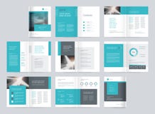 Template layout design with cover page for company profile ,annual report , brochures,proposal , flyers, leaflet, magazine,book co
