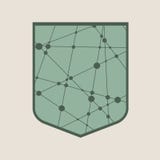 Template vector, shield low poly style. vector illustration Template vector, shield low poly style. vector illustration
