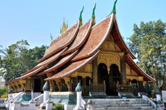 Temple At Wat Xieng Thong Stock Images Temple At Wat Xieng Thong Stock Images