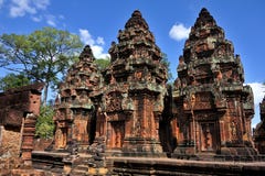 Temple banteay srey Royalty Free Stock Image Temple banteay srey Royalty Free Stock Image