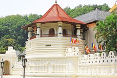 Temple de la relique sacrée de dent, Kandy, Sri Lanka image libre de droits Temple de la relique sacrée de dent, Kandy, Sri Lanka image libre de droits