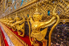 Temple of The Emerald Buddha or Wat Phra Kaew, Grand Palace, Bangkok, Thailand royalty free stock photo Temple of The Emerald Buddha or Wat Phra Kaew, Grand Palace, Bangkok, Thailand royalty free stock photo