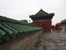 The Temple of Heaven in detail. Door and windows and the roof.Travel in Beijing City, China. 20th October, 2017. royalty free stock photo The Temple of Heaven in detail. Door and windows and the roof.Travel in Beijing City, China. 20th October, 2017. royalty free stock photo