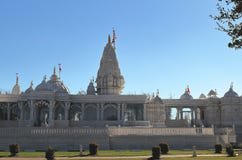 Temple hindou, BAPS Swaminarayan Shri Swaminarayan Mandir à Houston, le Texas image libre de droits Temple hindou, BAPS Swaminarayan Shri Swaminarayan Mandir à Houston, le Texas image libre de droits