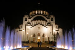 Temple In The Night Royalty Free Stock Image Temple In The Night Royalty Free Stock Image