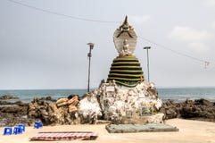 Temple Near Ngwe Saung, Myanmar Stock Image Temple Near Ngwe Saung, Myanmar Stock Image