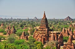 Temples Of Bagan, Burma Royalty Free Stock Photography Temples Of Bagan, Burma Royalty Free Stock Photography