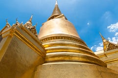 Templo antiguo de Chedi Bangkok del palacio de oro de los reyes Imagenes de archivo Templo antiguo de Chedi Bangkok del palacio de oro de los reyes Imagenes de archivo