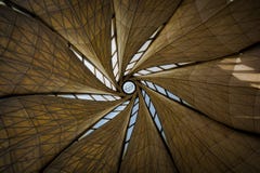 Templo Bahà ¡ ’à de Sudamérica, Chile arkivfoto Templo Bahà ¡ ’à de Sudamérica, Chile arkivfoto
