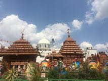 Templo de Jagannath en Hyderabad, la India Fotografía de archivo Templo de Jagannath en Hyderabad, la India Fotografía de archivo