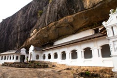 Templo de la cueva en Sri Lanka fotos de archivo libres de regalías Templo de la cueva en Sri Lanka fotos de archivo libres de regalías